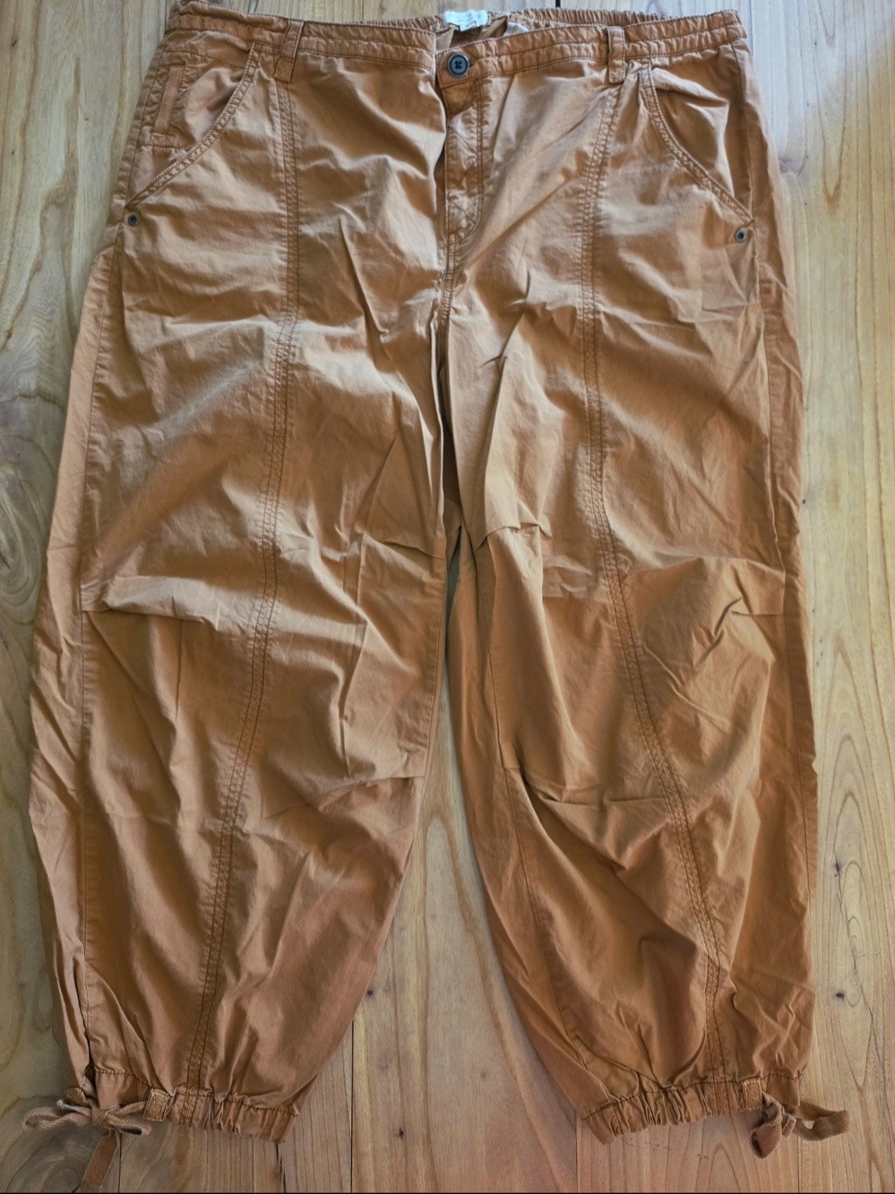 Pilcro Tactical Utility Joggers/Pants in Brown/Camel - 2X